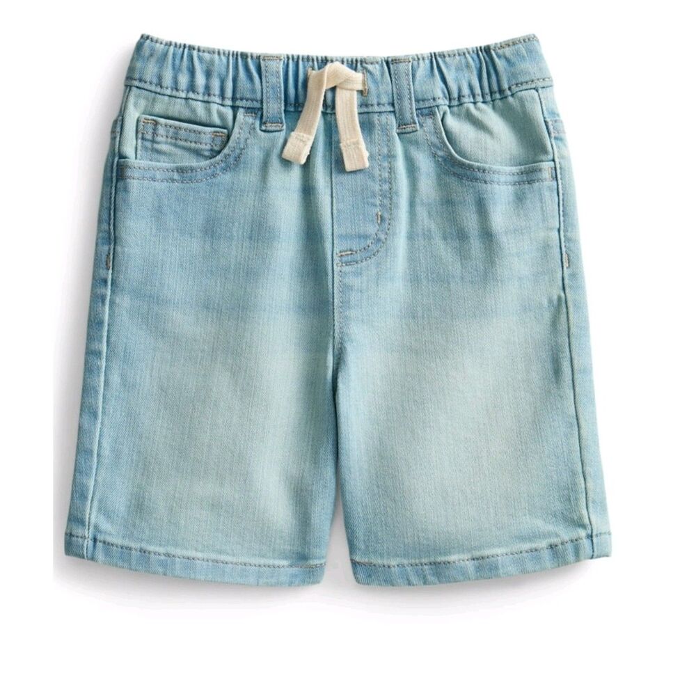 Wonder Nation size 2T Elastic Waist TB denim Short light Wash for boy's
